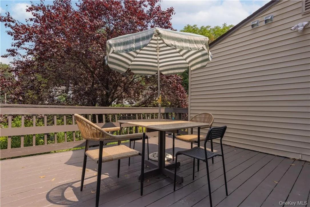 View of wooden terrace View of wooden terrace