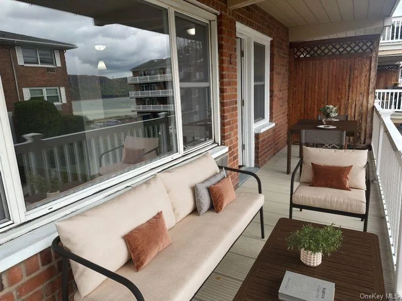 Virtually staged private terrace Virtually staged private terrace