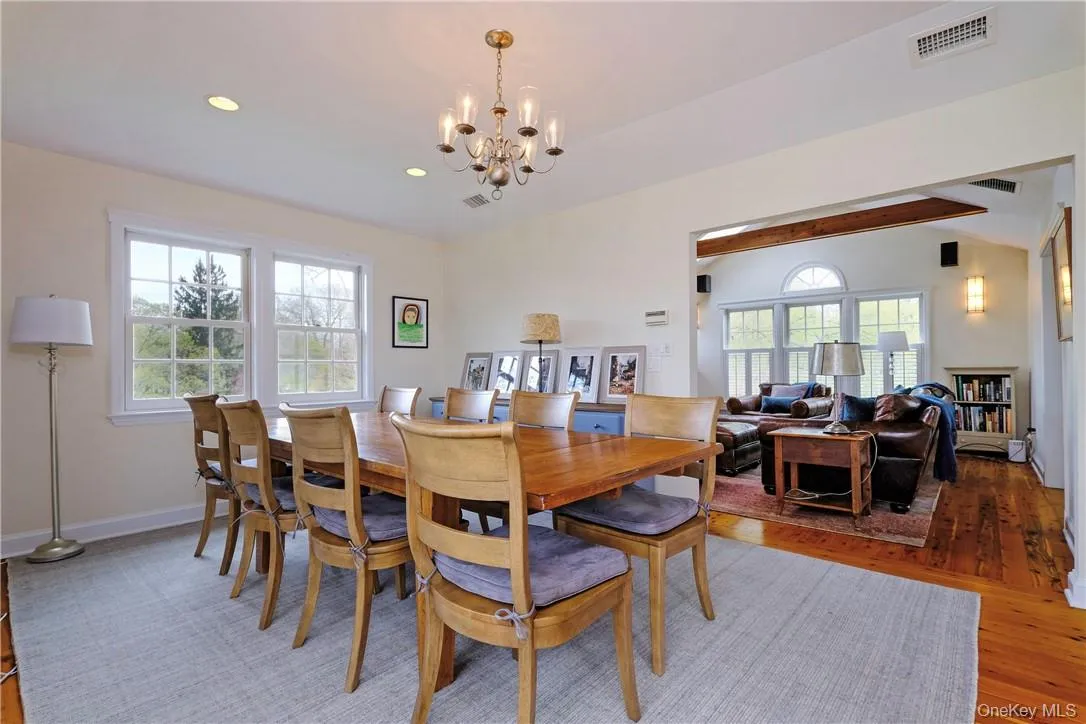 Dining room w/view of family room Dining room w/view of family room