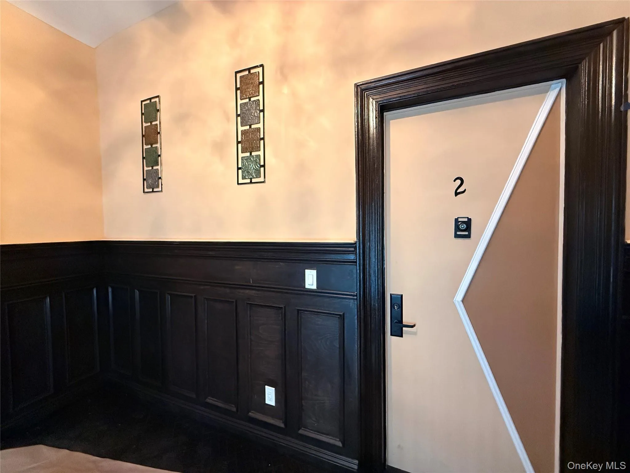 Doorway to apartment #2 Doorway to apartment #2