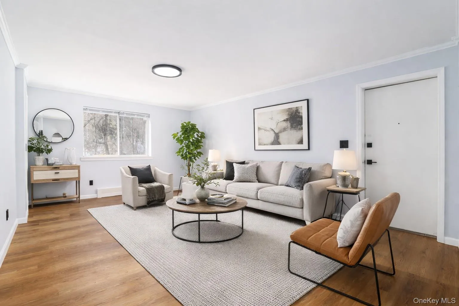 Spacious Living Room with new flooring & freshly painted! (Virtually Staged) Spacious Living Room with new flooring & freshly painted! (Virtually Staged)