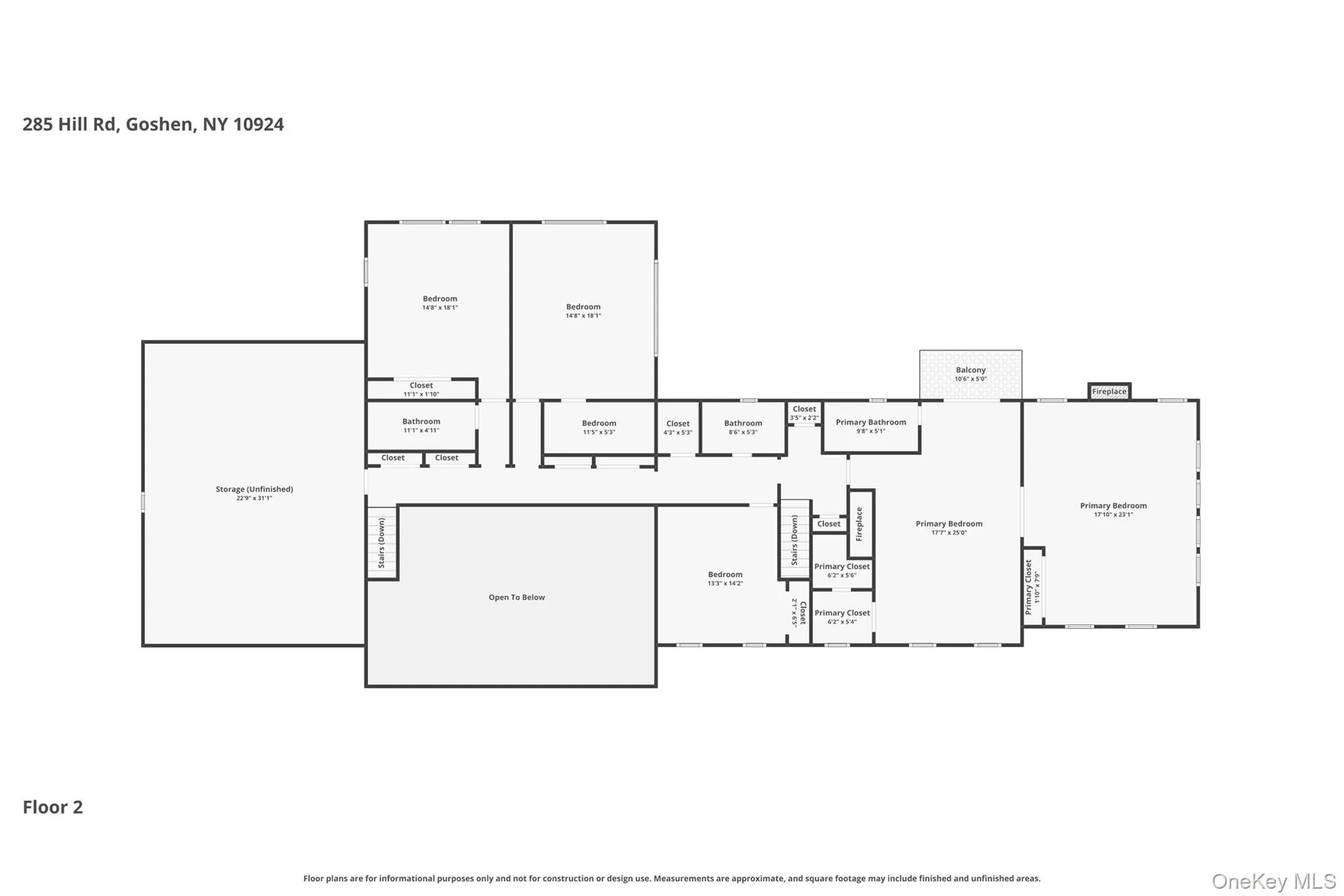 Floor Plan - Second level Floor Plan - Second level