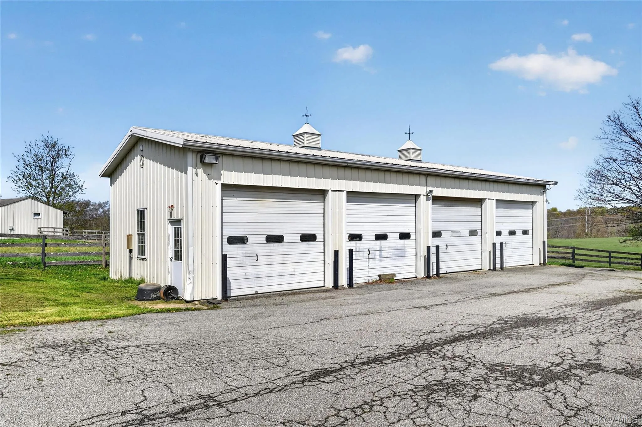 Equipment garage centrally located Equipment garage centrally located