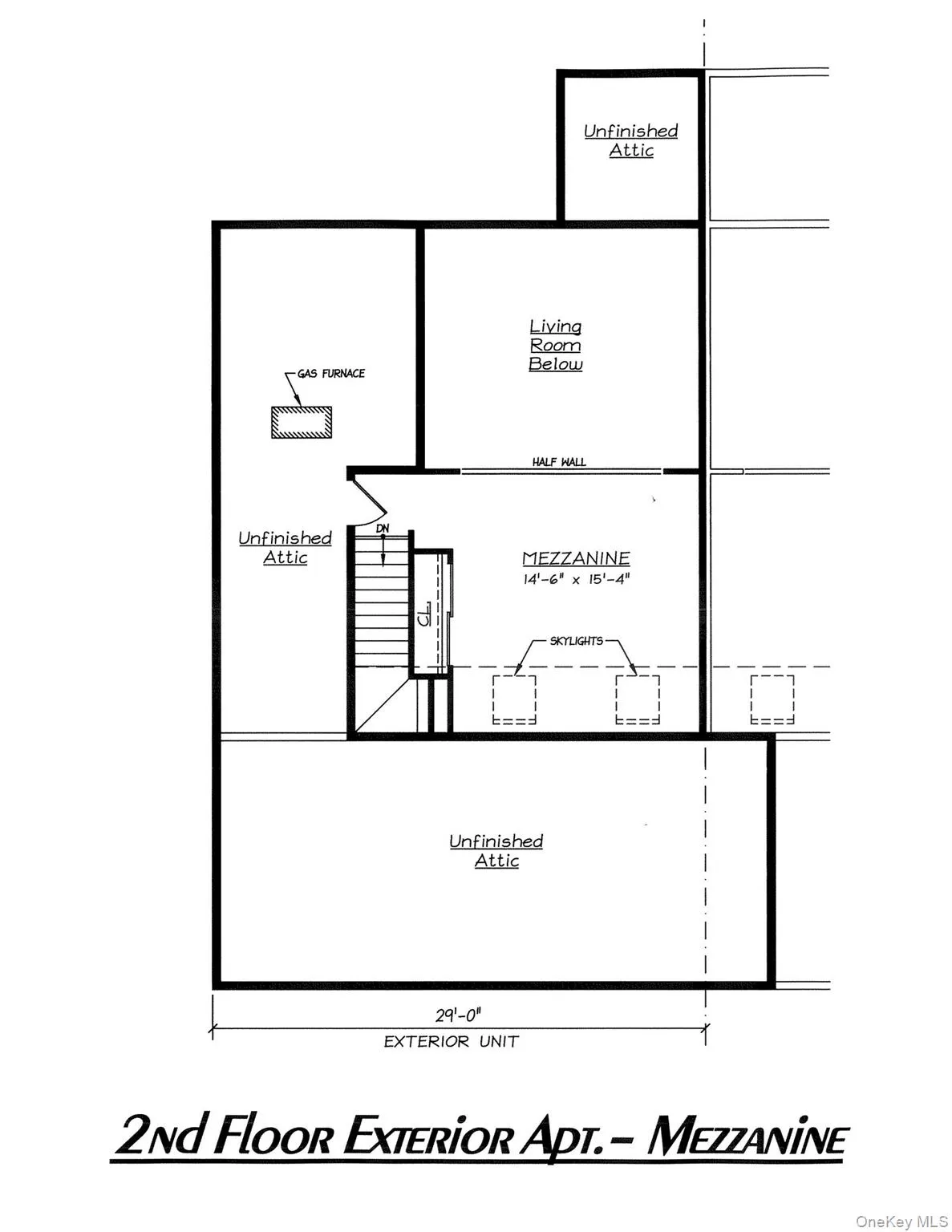 View of property floor plan - loft level View of property floor plan - loft level