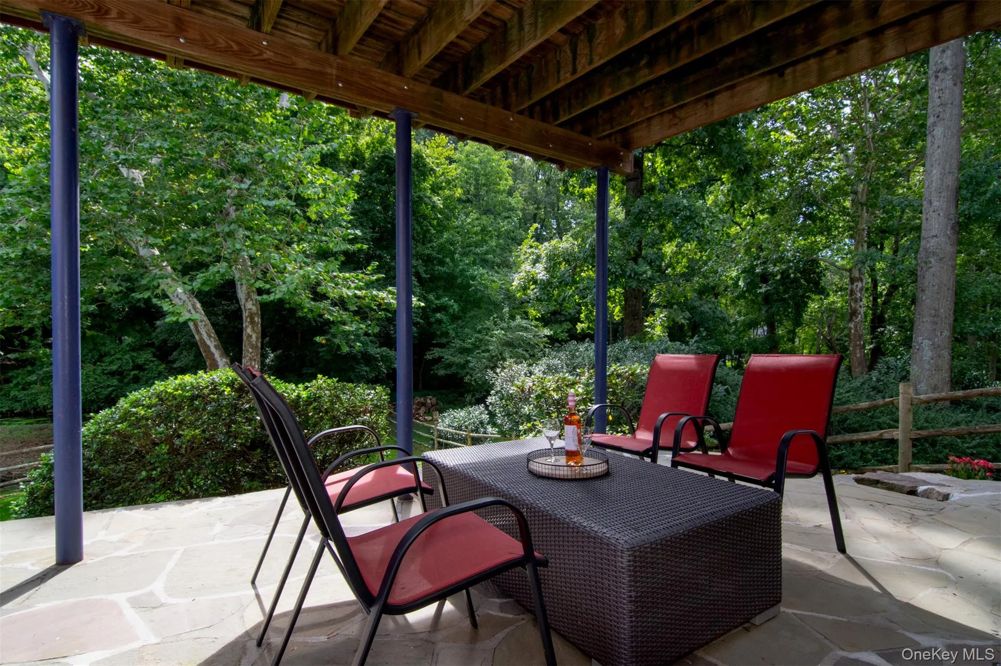The patio is an ideal spot for large gatherings. Let the fun begin! The patio is an ideal spot for large gatherings. Let the fun begin!