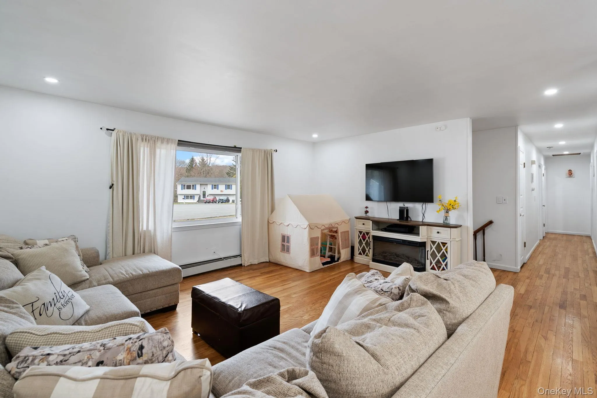 Light and bright with hardwood floors Light and bright with hardwood floors