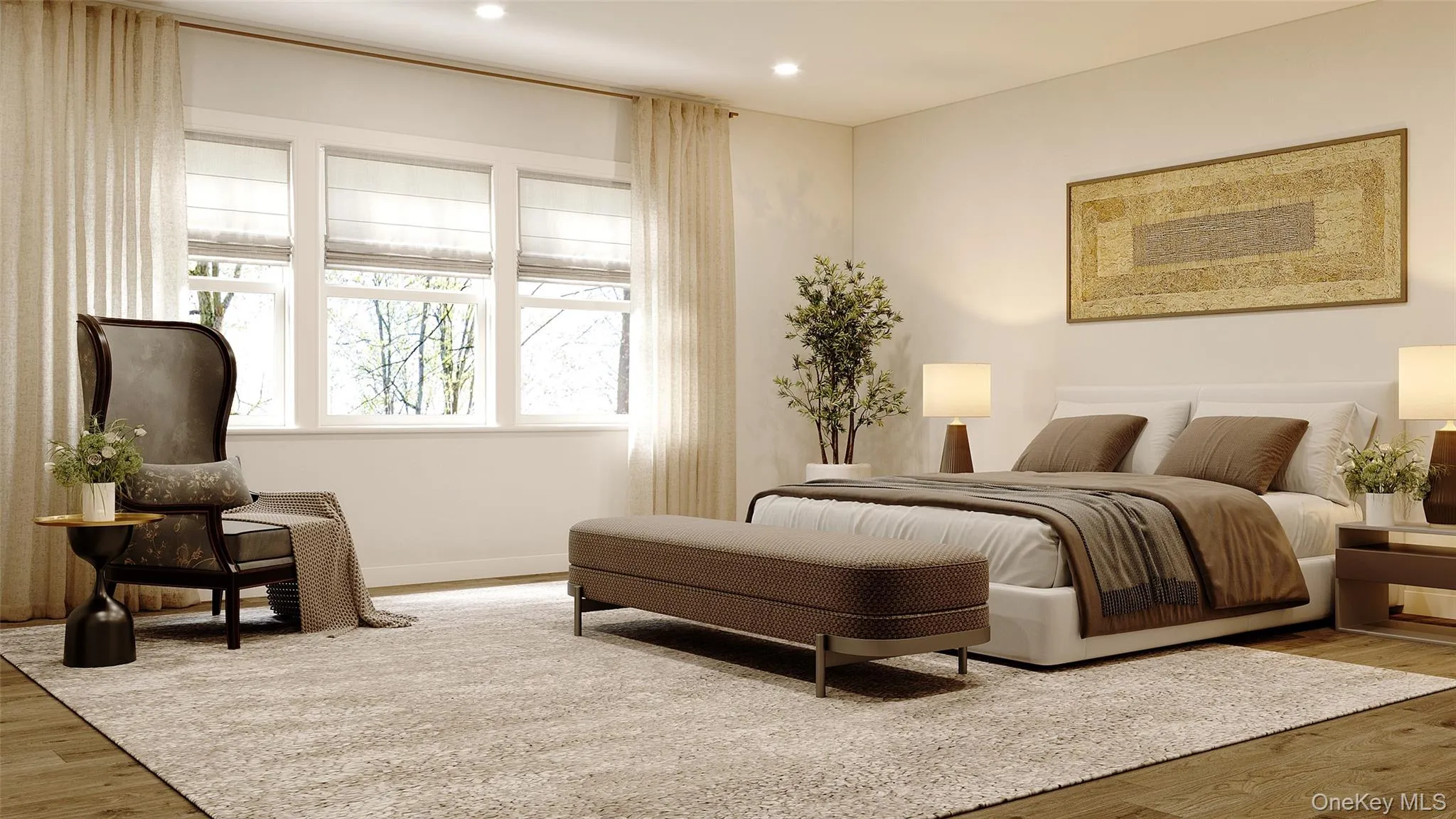 Primary Bedroom Virtually staged – may include optional selections Primary Bedroom Virtually staged – may include optional selections