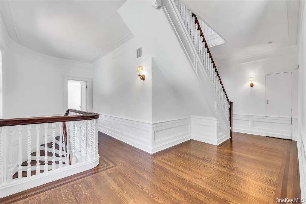 Second Floor Landing w/ Staircase to Third Floor - Incredible Detail and Craftmanship on Staircase Second Floor Landing w/ Staircase to Third Floor - Incredible Detail and Craftmanship on Staircase