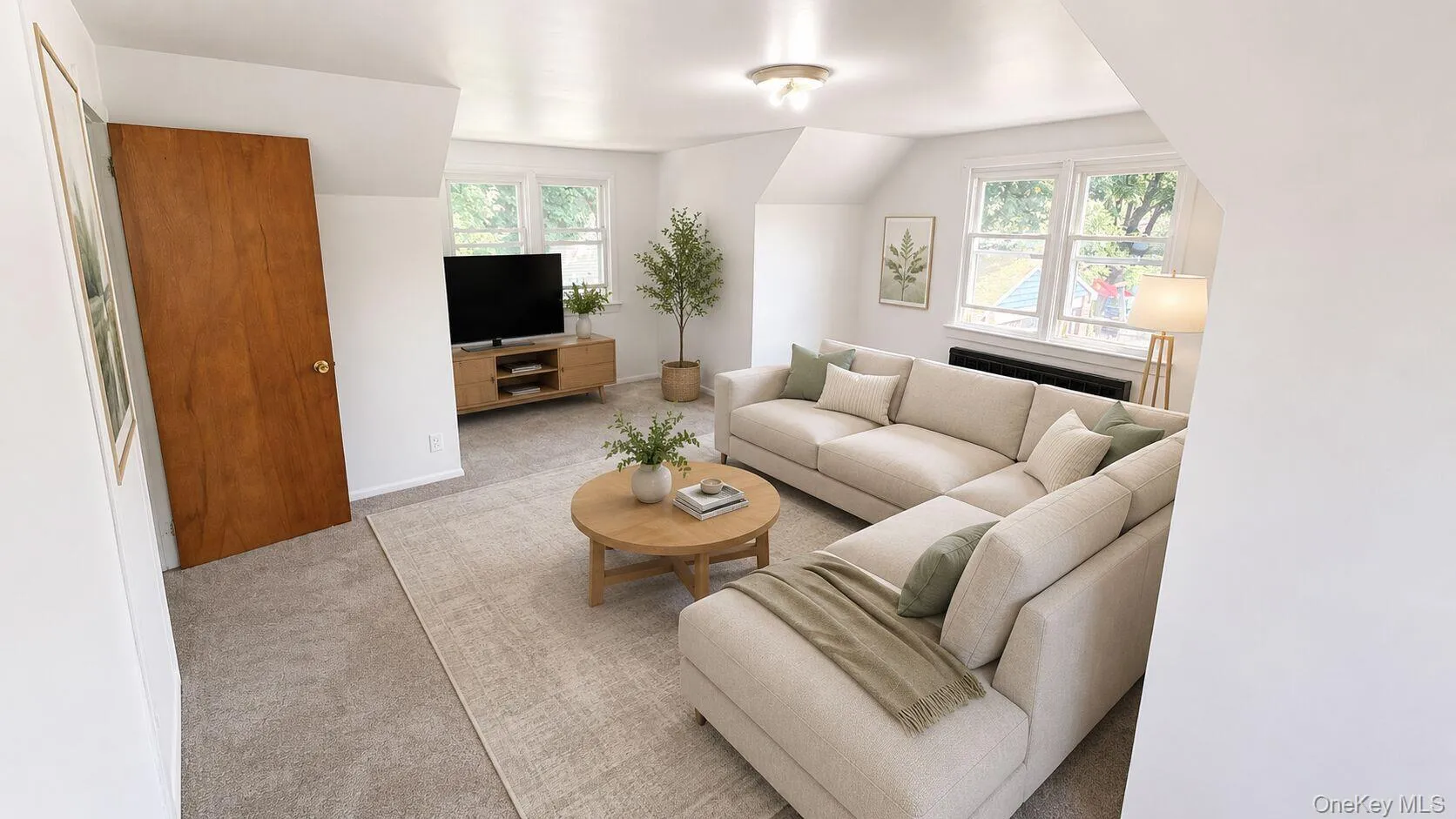 Living room- virtually staged. Living room- virtually staged.