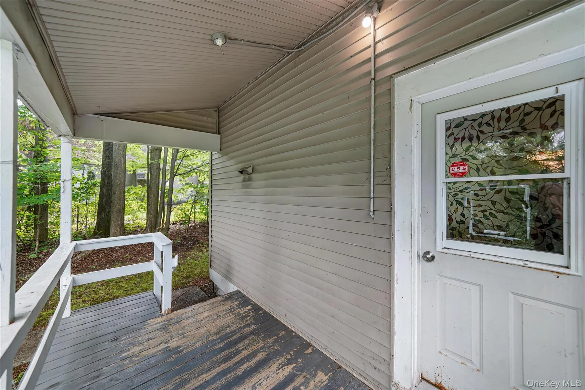 View of wooden deck View of wooden deck