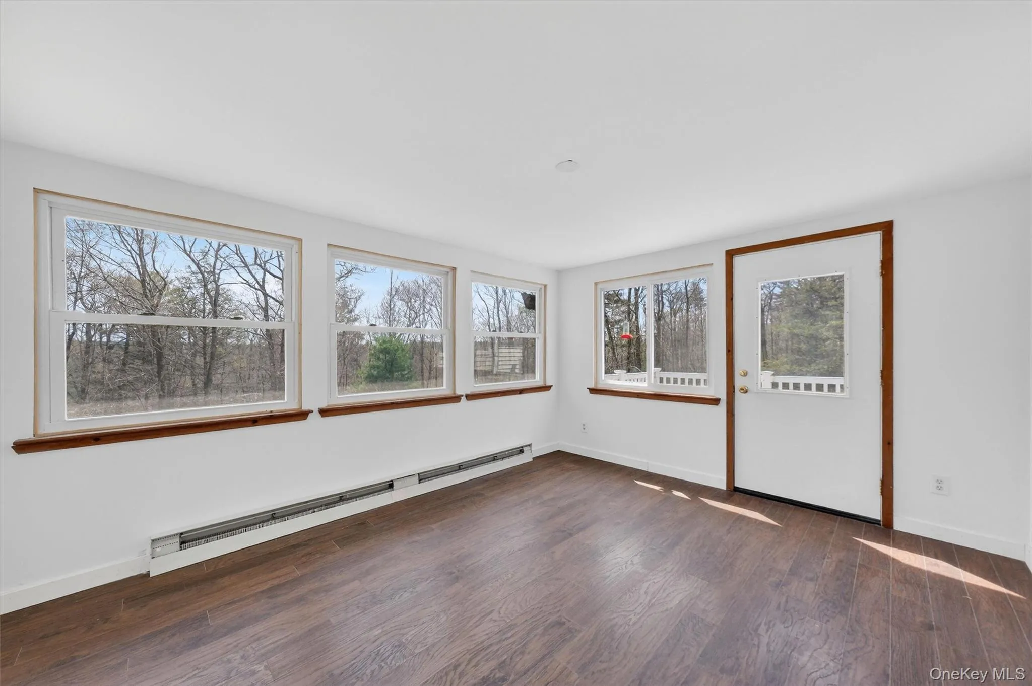 Finished, enclosed porch. Finished, enclosed porch.