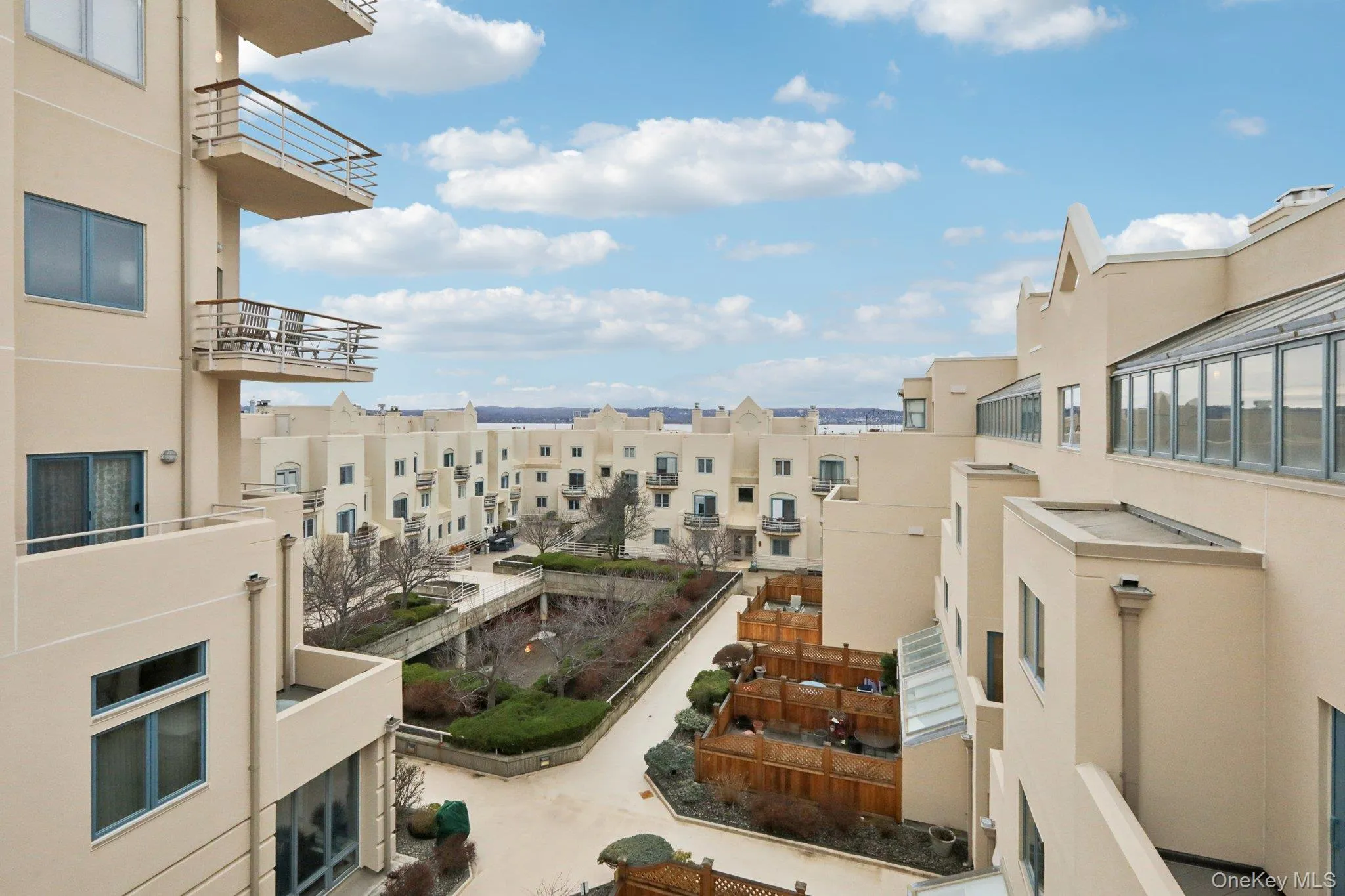 Courtyard view from one of six balconies Courtyard view from one of six balconies