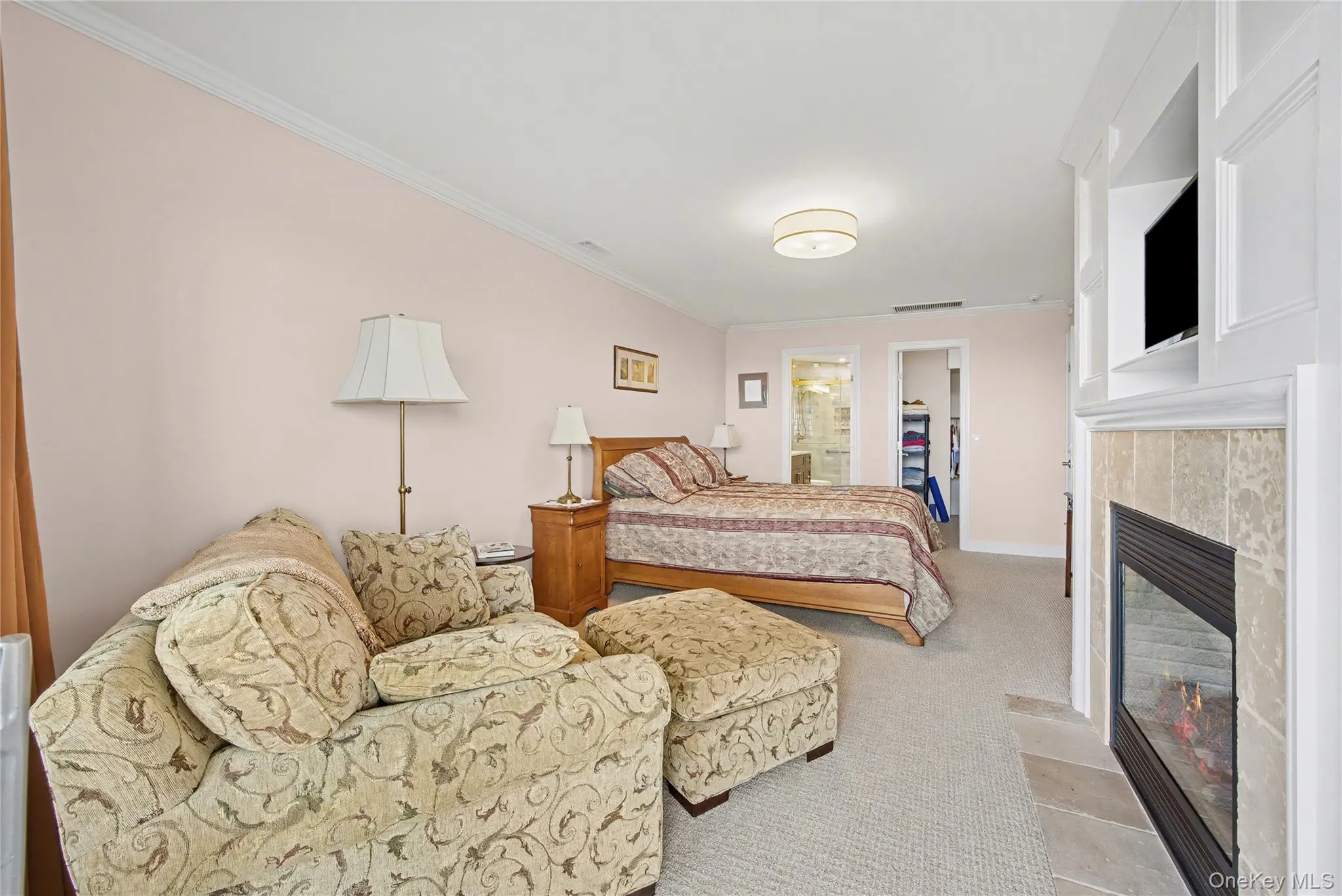 Primary Bedroom with gas fireplace Primary Bedroom with gas fireplace