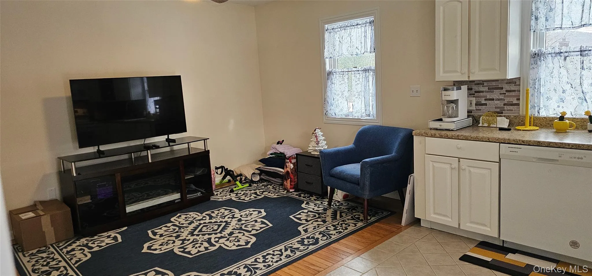 Open concept living room and kitchen Open concept living room and kitchen