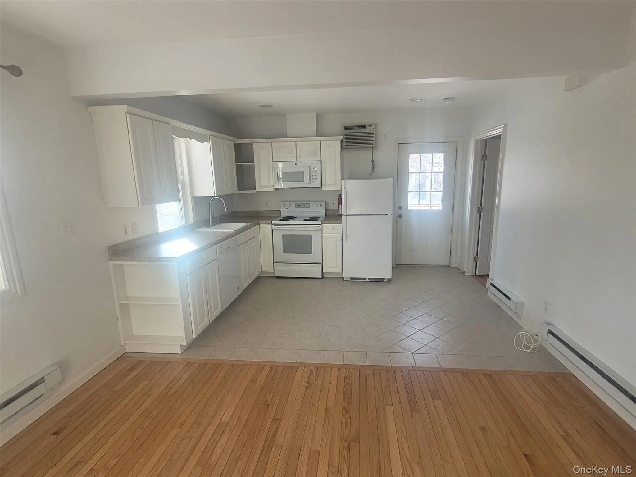 View of the kitchen from the living room View of the kitchen from the living room