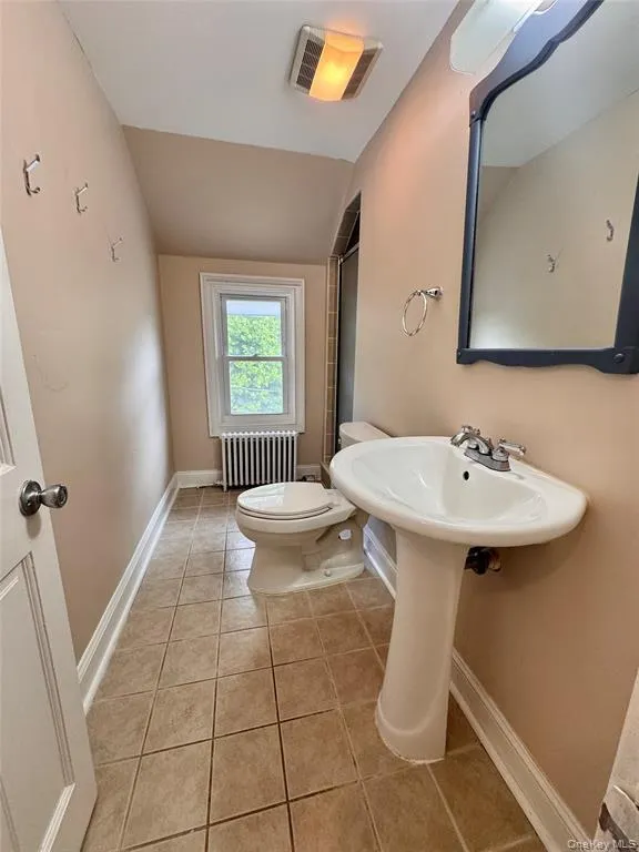 Bathroom on second floor with shower Bathroom on second floor with shower