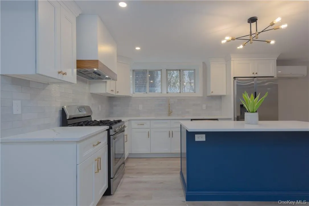 Island seating for quick meals or homework. Island seating for quick meals or homework.