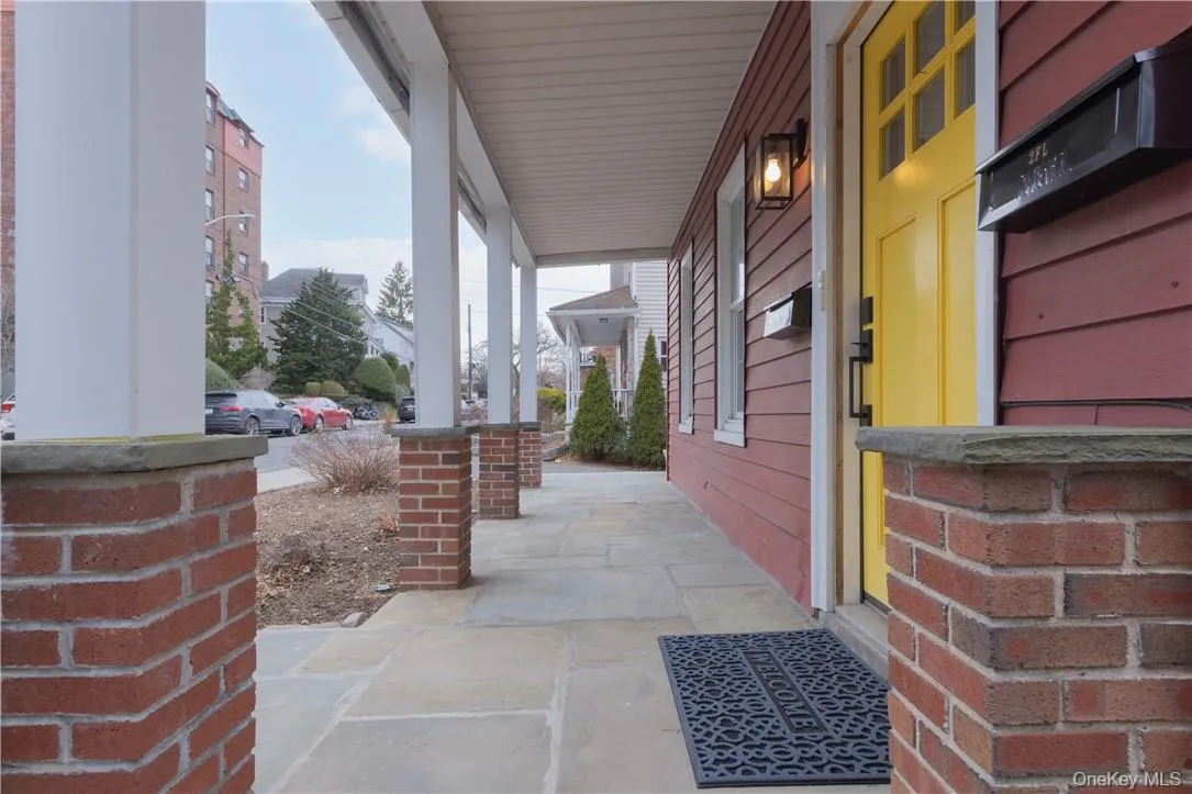 Inviting front porch welcomes you home. Inviting front porch welcomes you home.