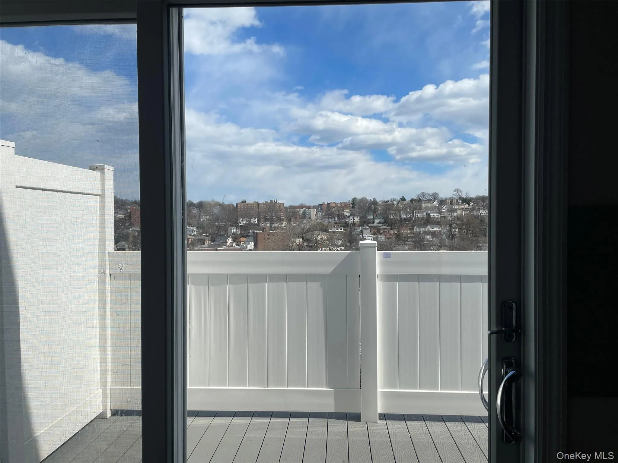 Views on deck from the kitchen sliders Views on deck from the kitchen sliders