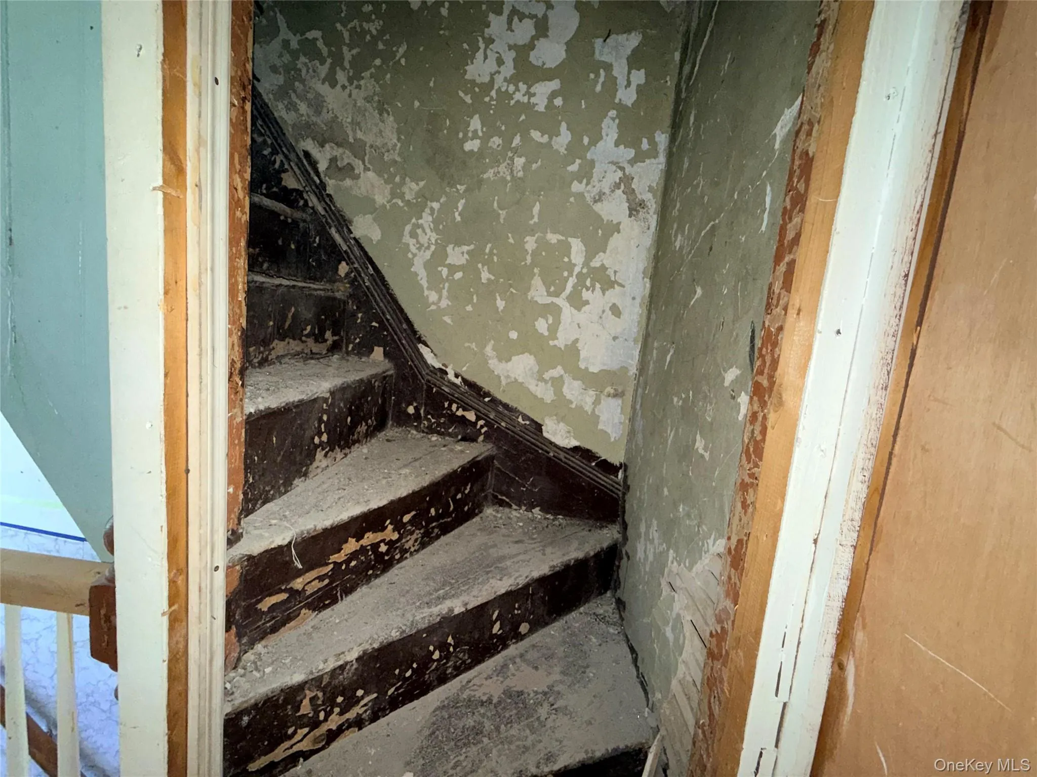 Steps to attic Steps to attic
