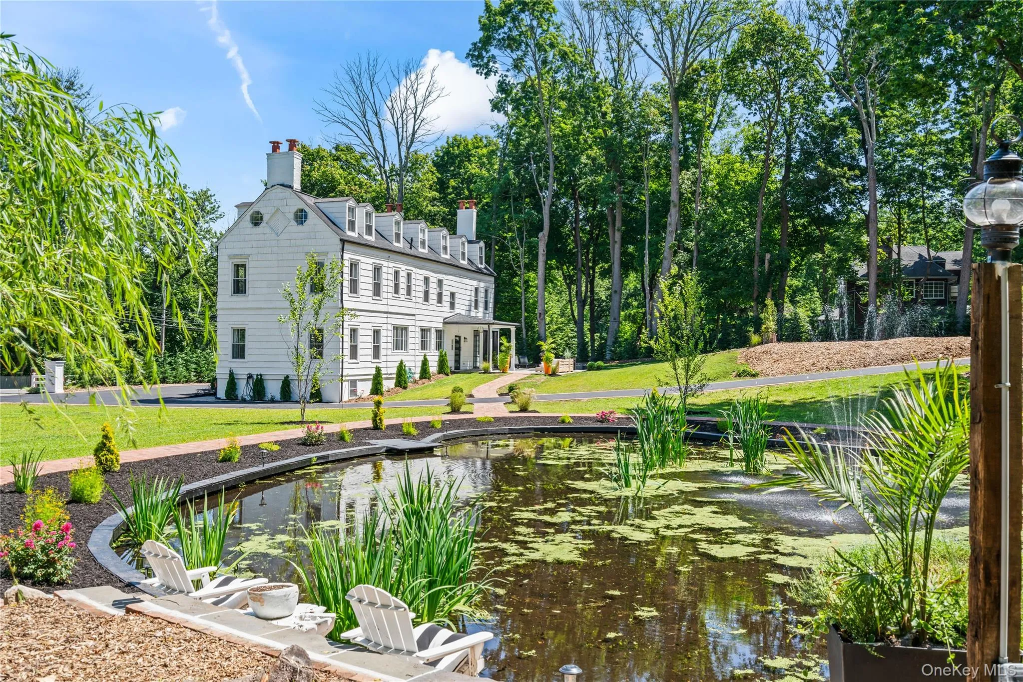 Natural Spring-Fed Pond. Natural Spring-Fed Pond.