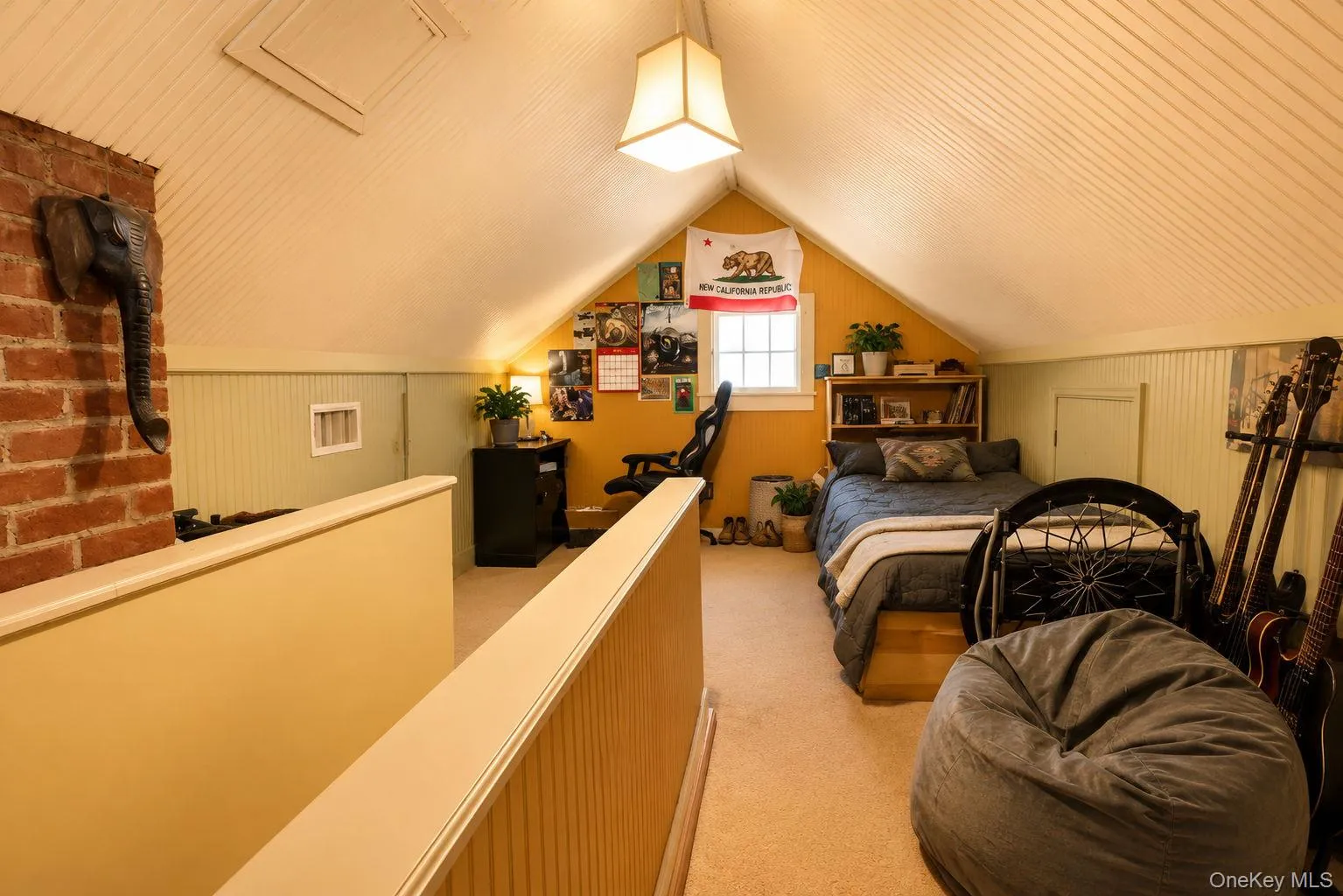 Additional living space being used as a bedroom Additional living space being used as a bedroom