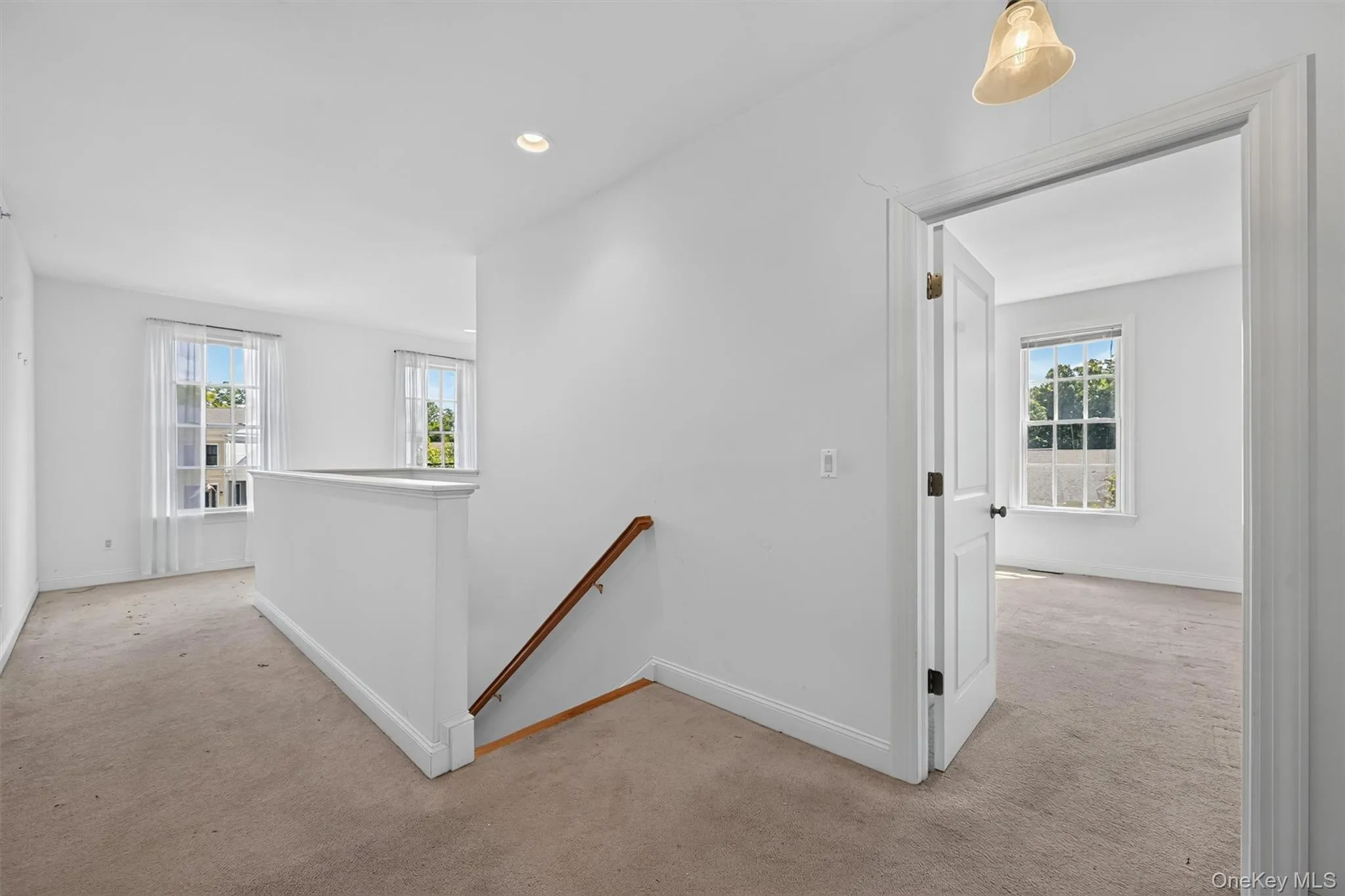 As we head upstairs, we approach a flexible landing area with natural light and easy access to the second floor bedrooms. As we head upstairs, we approach a flexible landing area with natural light and easy access to the second floor bedrooms.