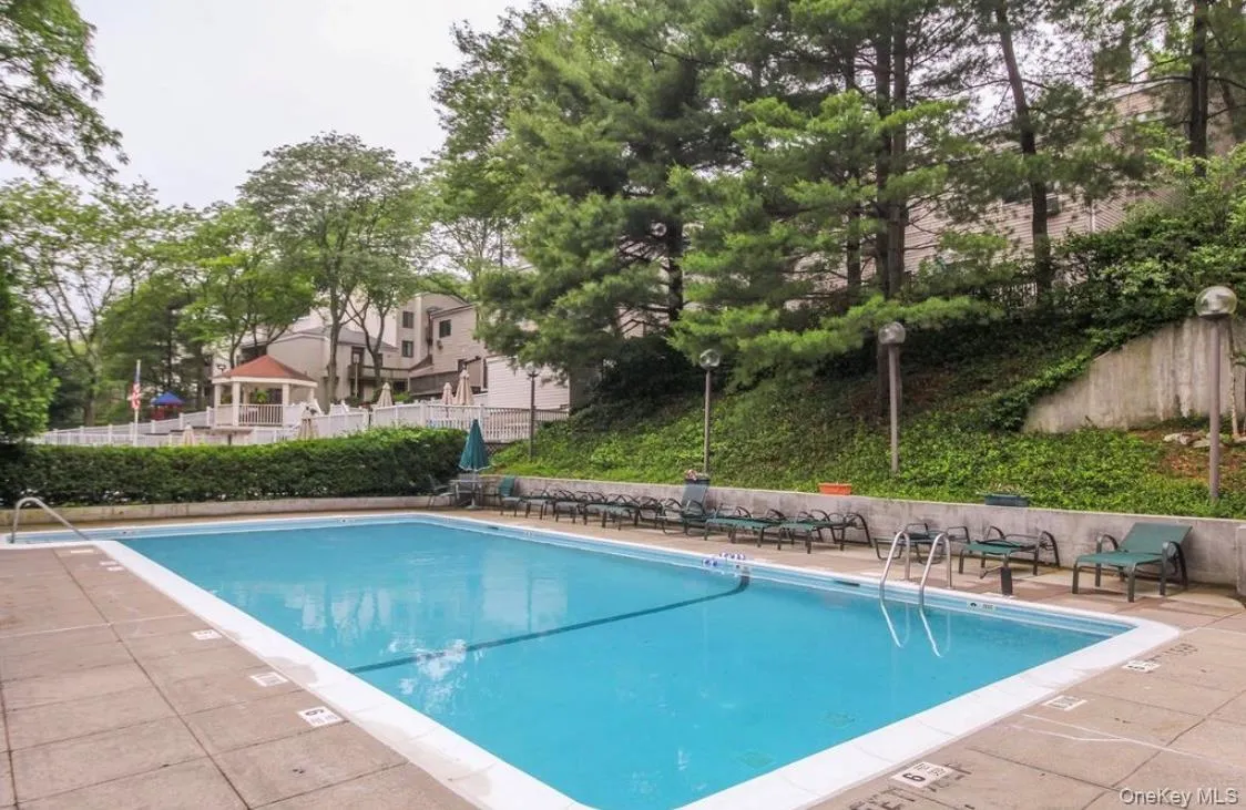 Pool in the summer. Pool in the summer.