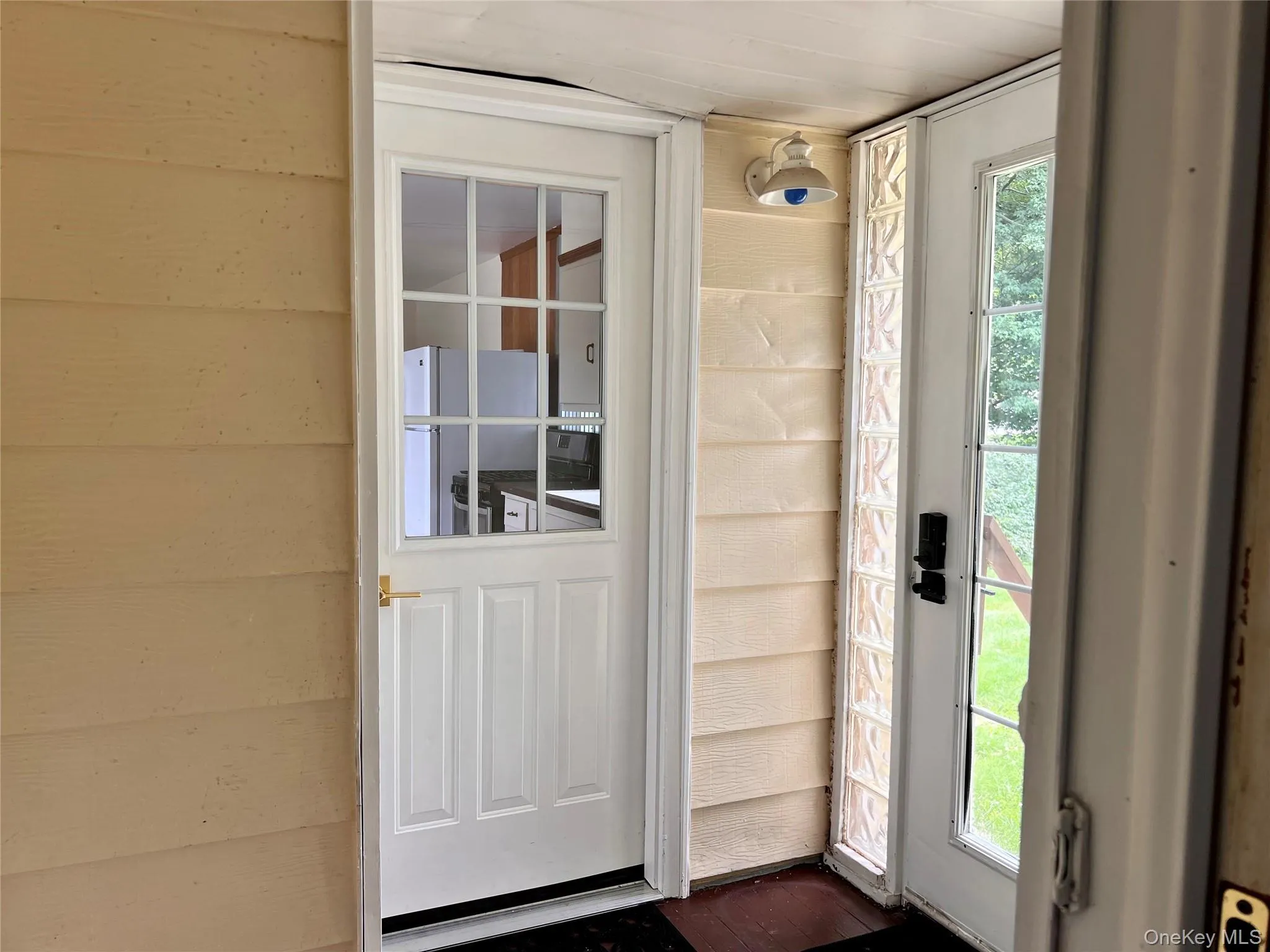 Entryway into unit Entryway into unit
