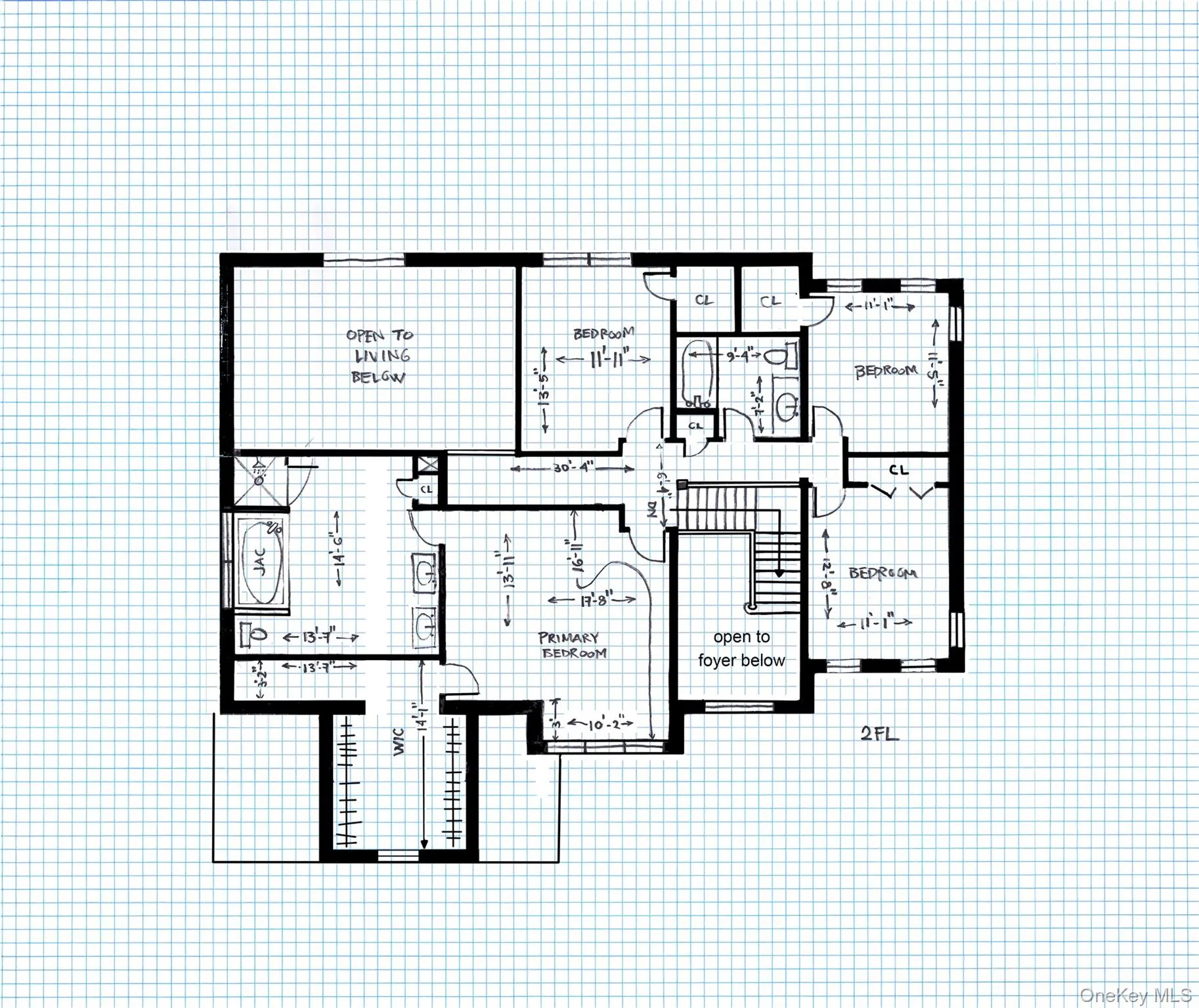 Second floor offers a well-balanced layout with a generous primary suite, multiple closets, and a spacious bath, along with 3 additional bedrooms and a full hall bath. Open views to the foyer and living space below enhance the home’s airy feel. Second floor offers a well-balanced layout with a generous primary suite, multiple closets, and a spacious bath, along with 3 additional bedrooms and a full hall bath. Open views to the foyer and living space below enhance the home’s airy feel.