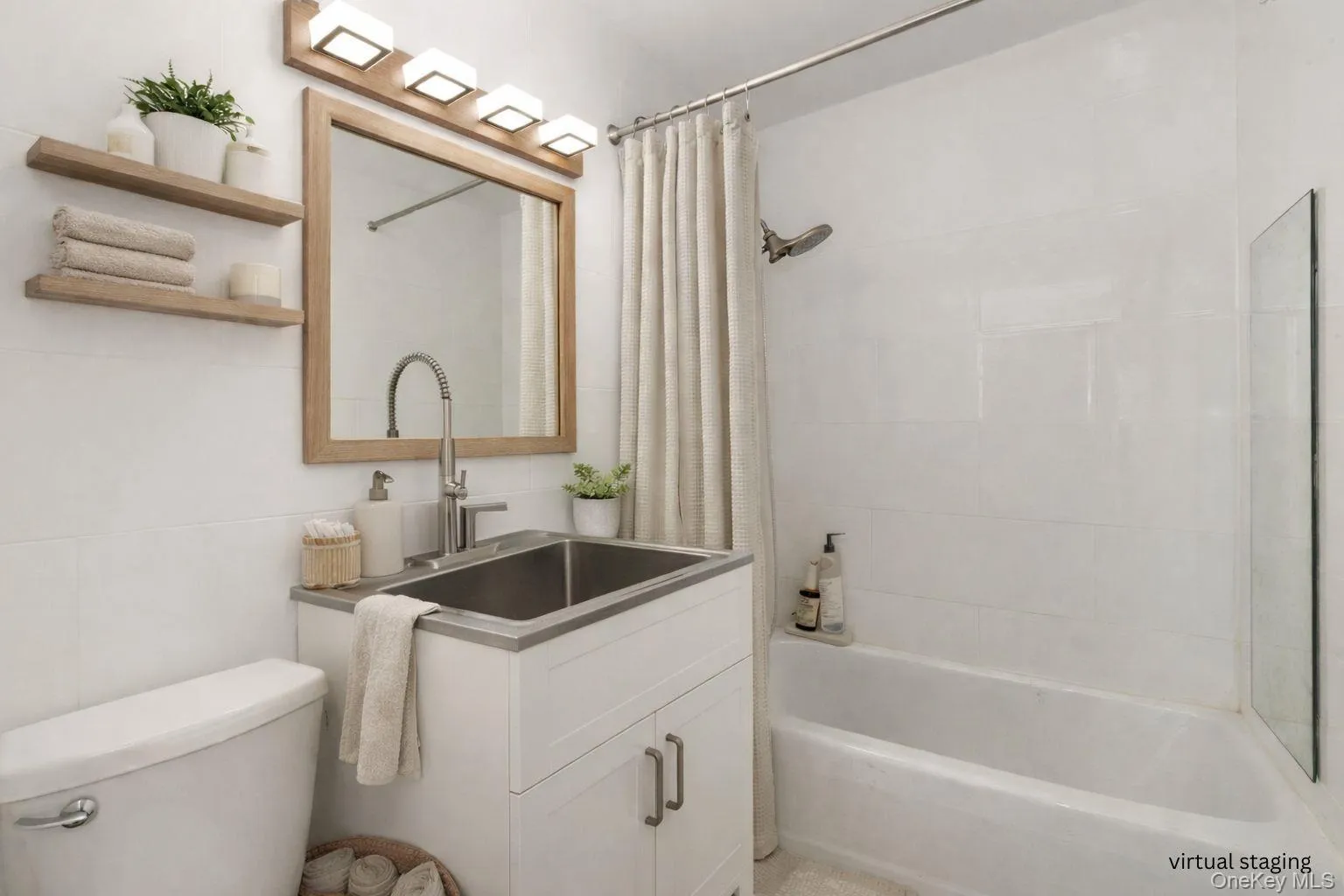 Bathroom Virtually Staged Bathroom Virtually Staged
