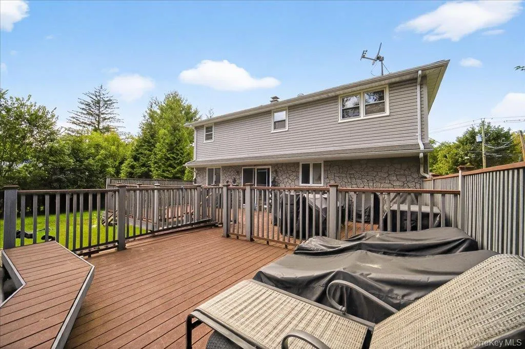 View of wooden deck View of wooden deck
