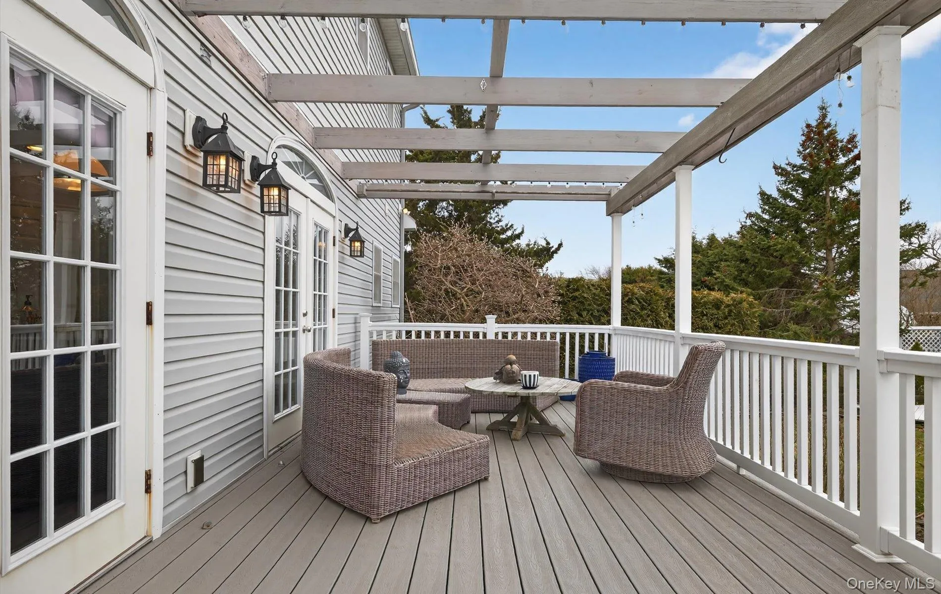 Deck featuring outdoor furniture Deck featuring outdoor furniture