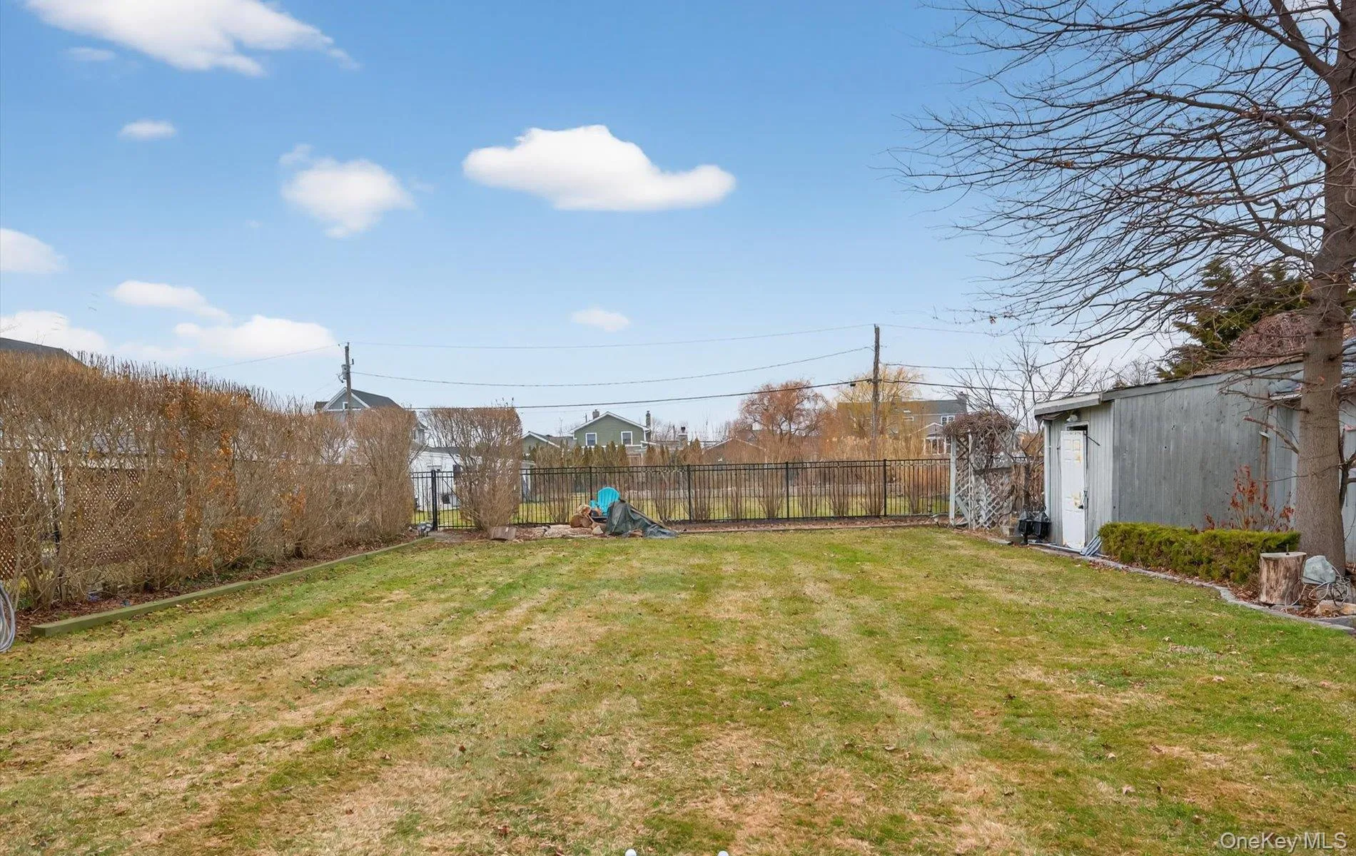View of fenced backyard View of fenced backyard