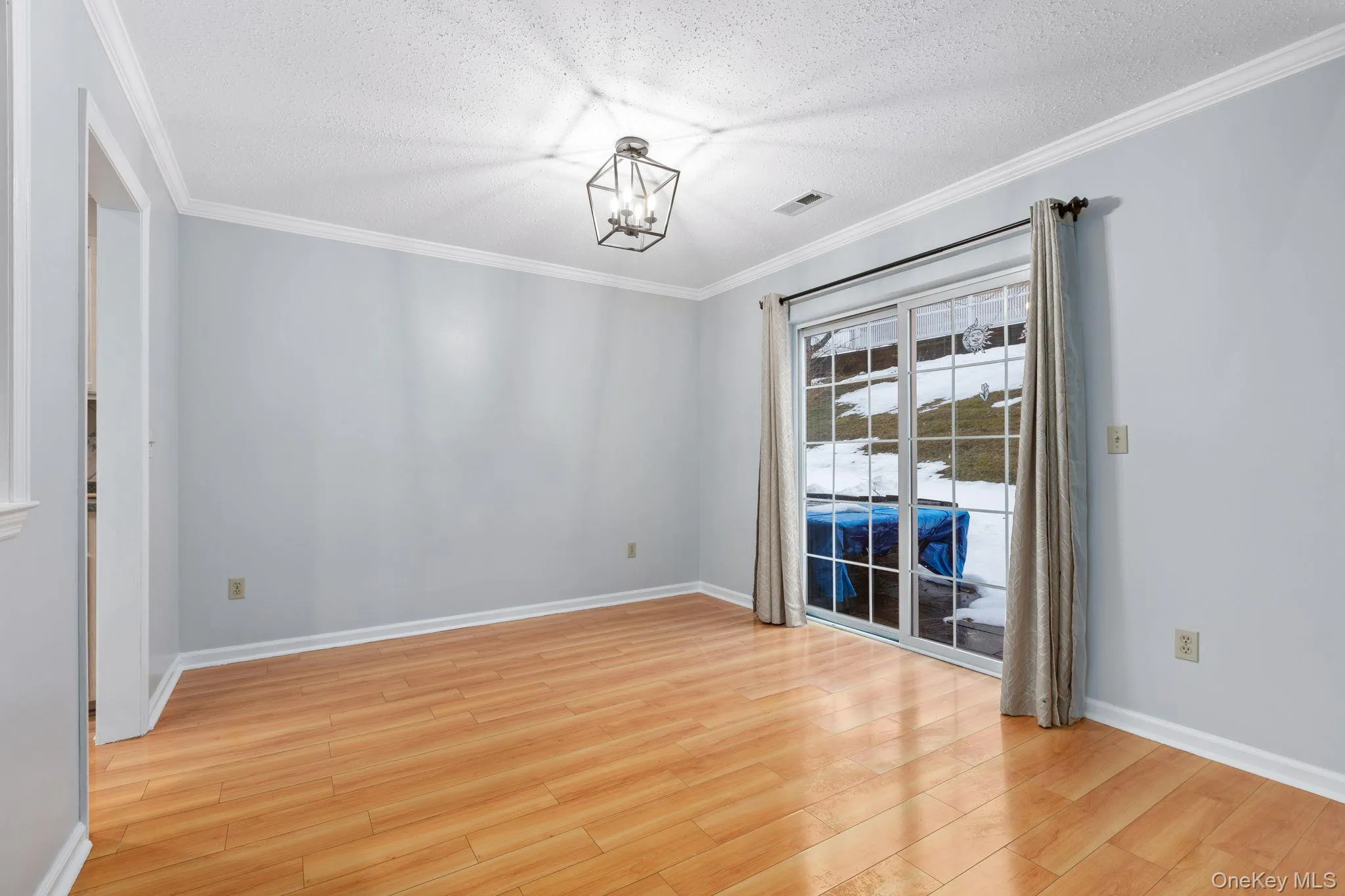 Dining Area with sliders to patio Dining Area with sliders to patio
