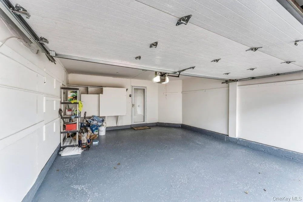 View of garage freshly painted View of garage freshly painted