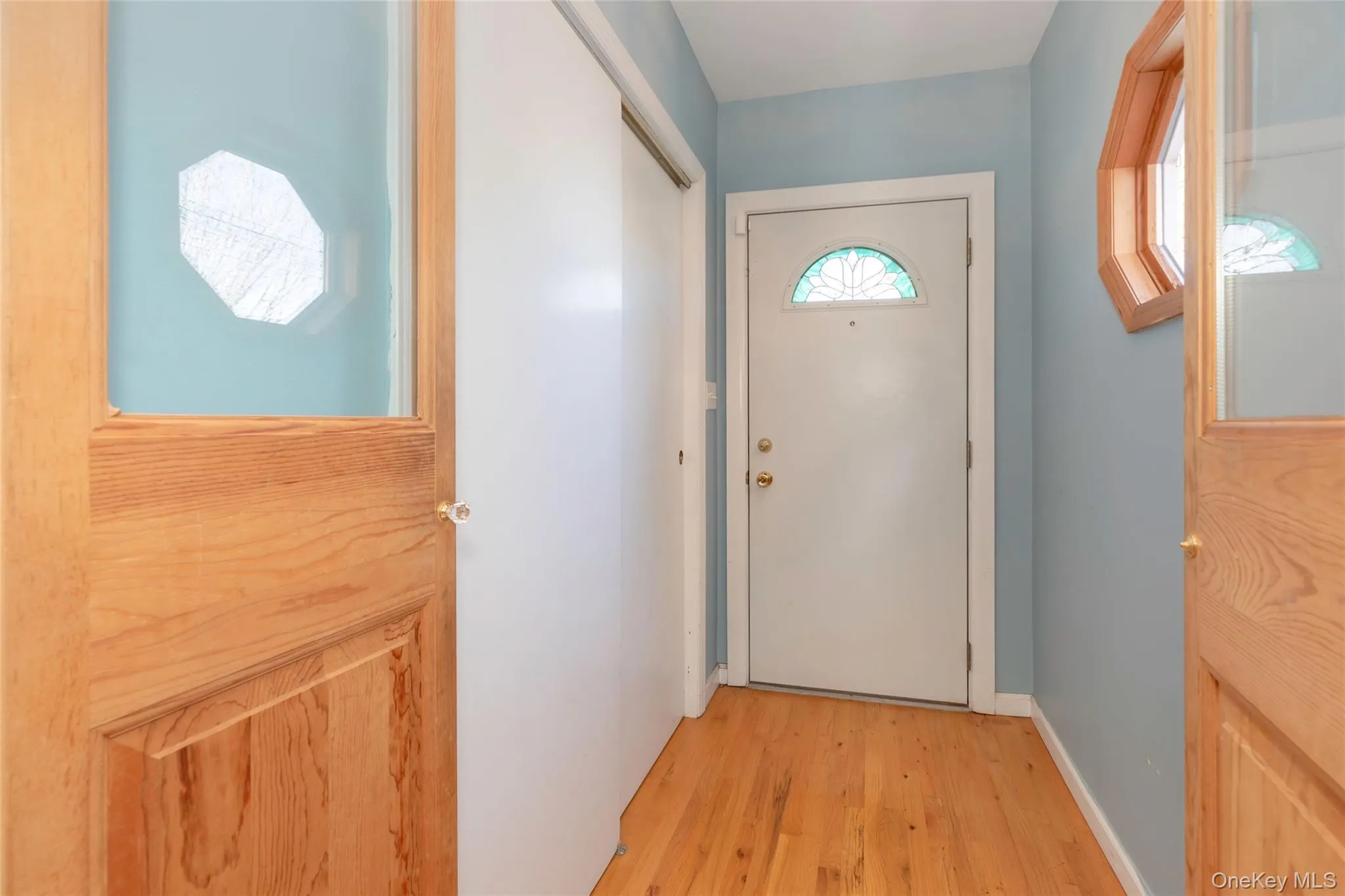 Front entry with coat closet Front entry with coat closet