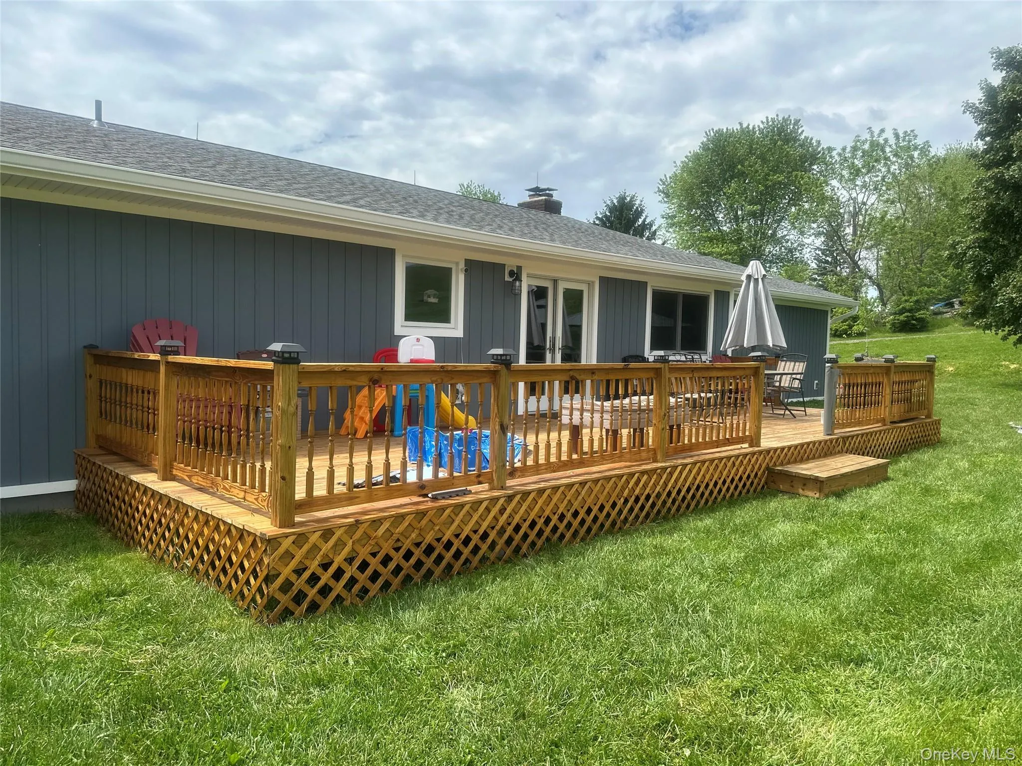 Newly Stained Deck Newly Stained Deck