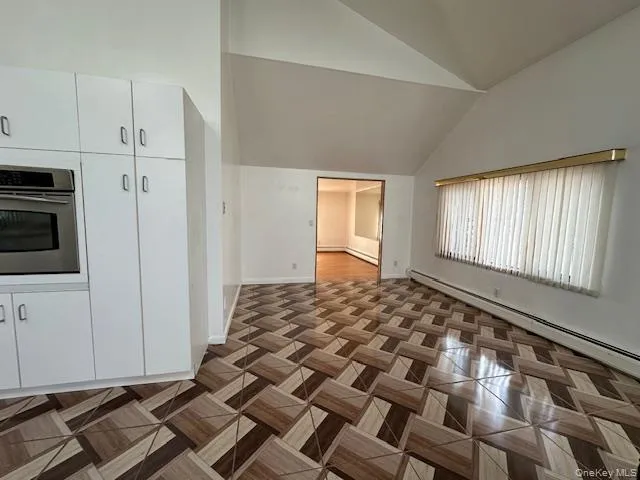 Tiled dining area Tiled dining area