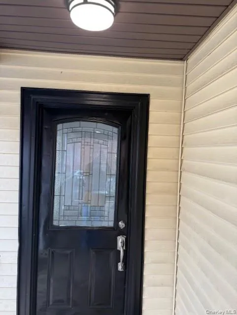 Side door off of porch Side door off of porch