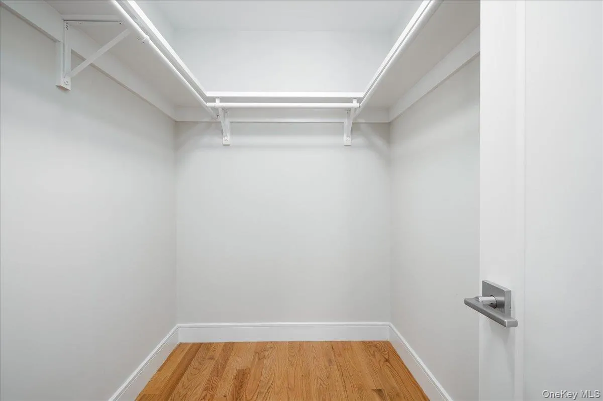 Spacious closet featuring light wood-style floors Spacious closet featuring light wood-style floors