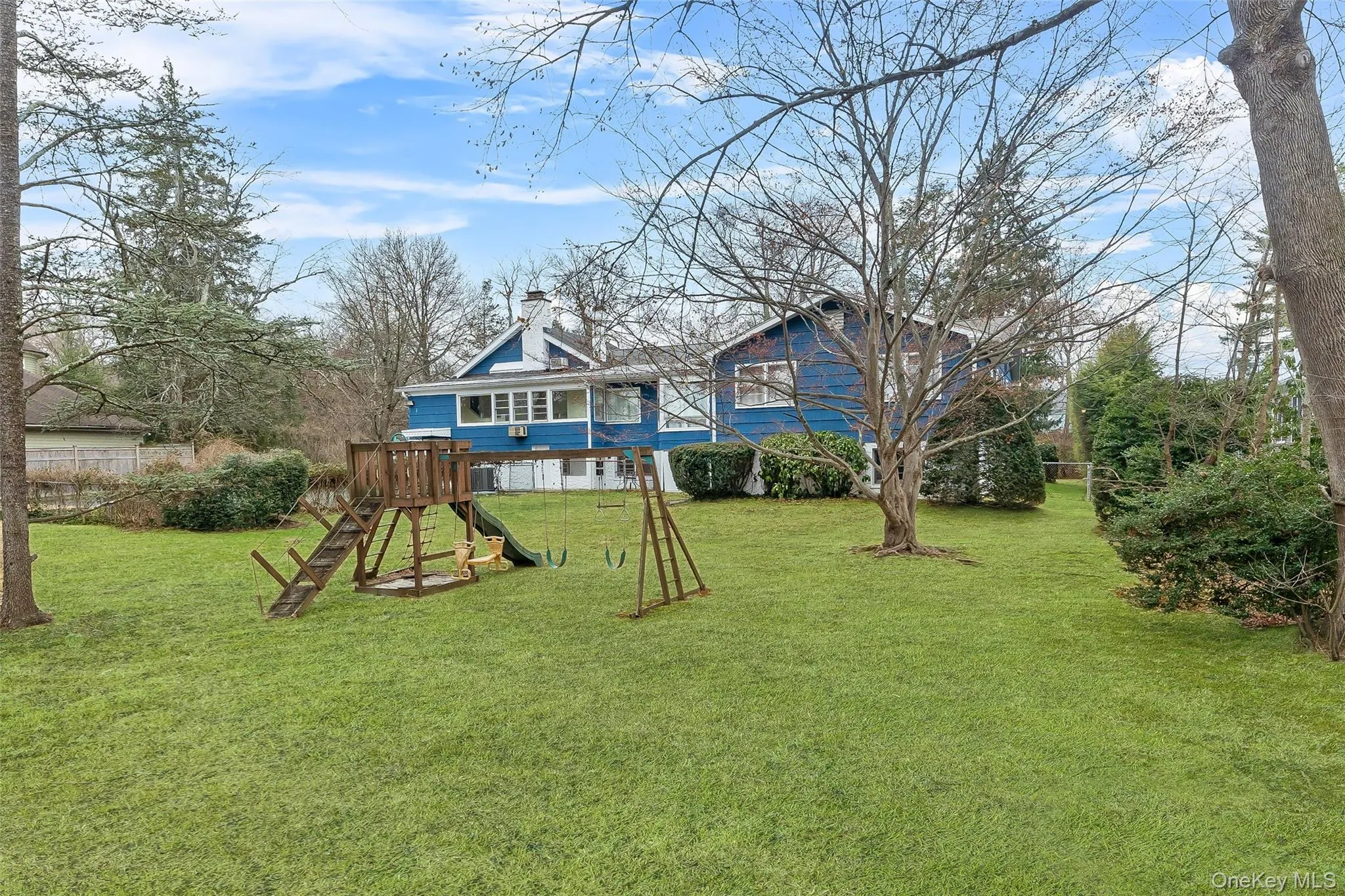 View of yard with a playset View of yard with a playset