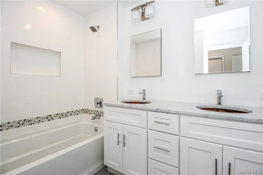 Two sink hallway bathroom renovated 2019 Two sink hallway bathroom renovated 2019