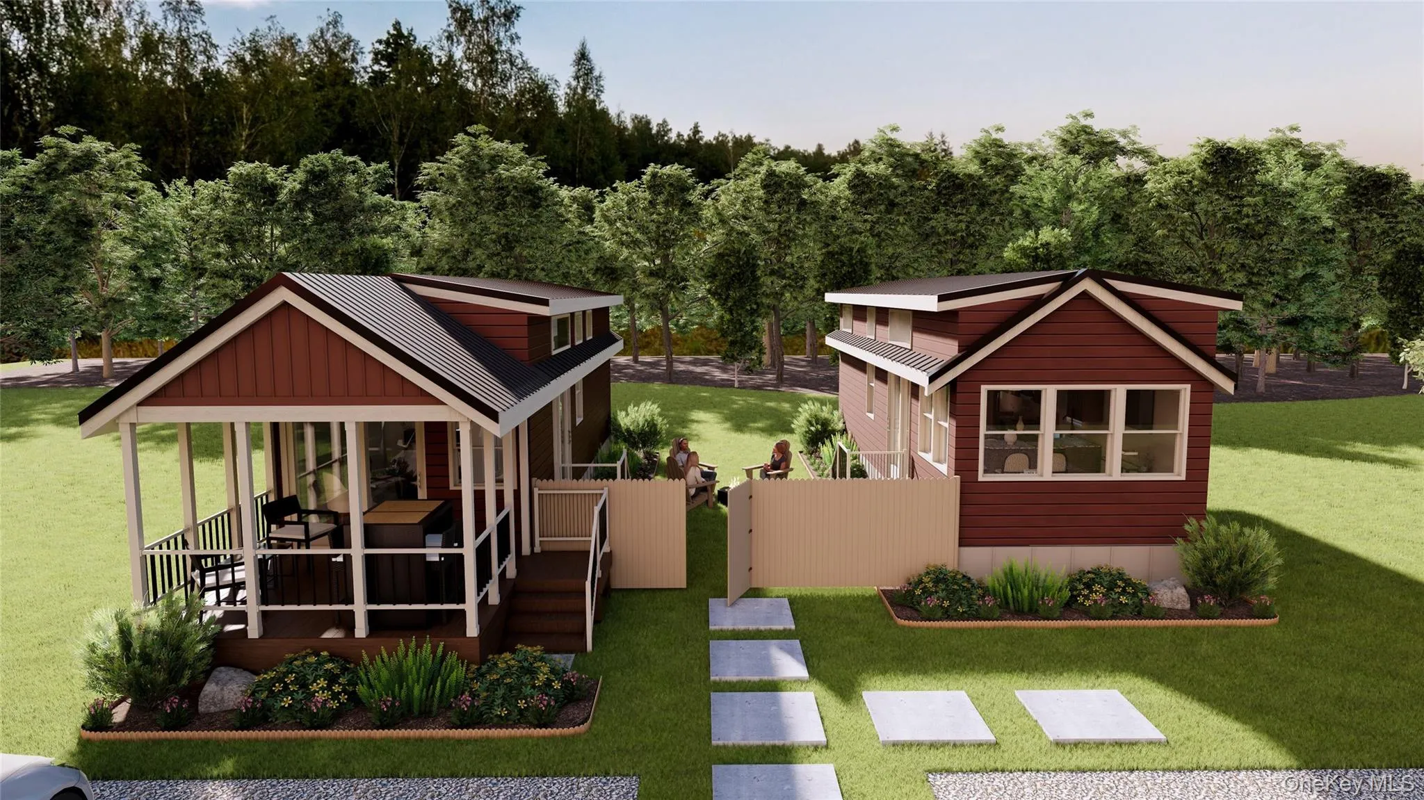 Photo renderings of the Companion Cottage. Photo renderings of the Companion Cottage.