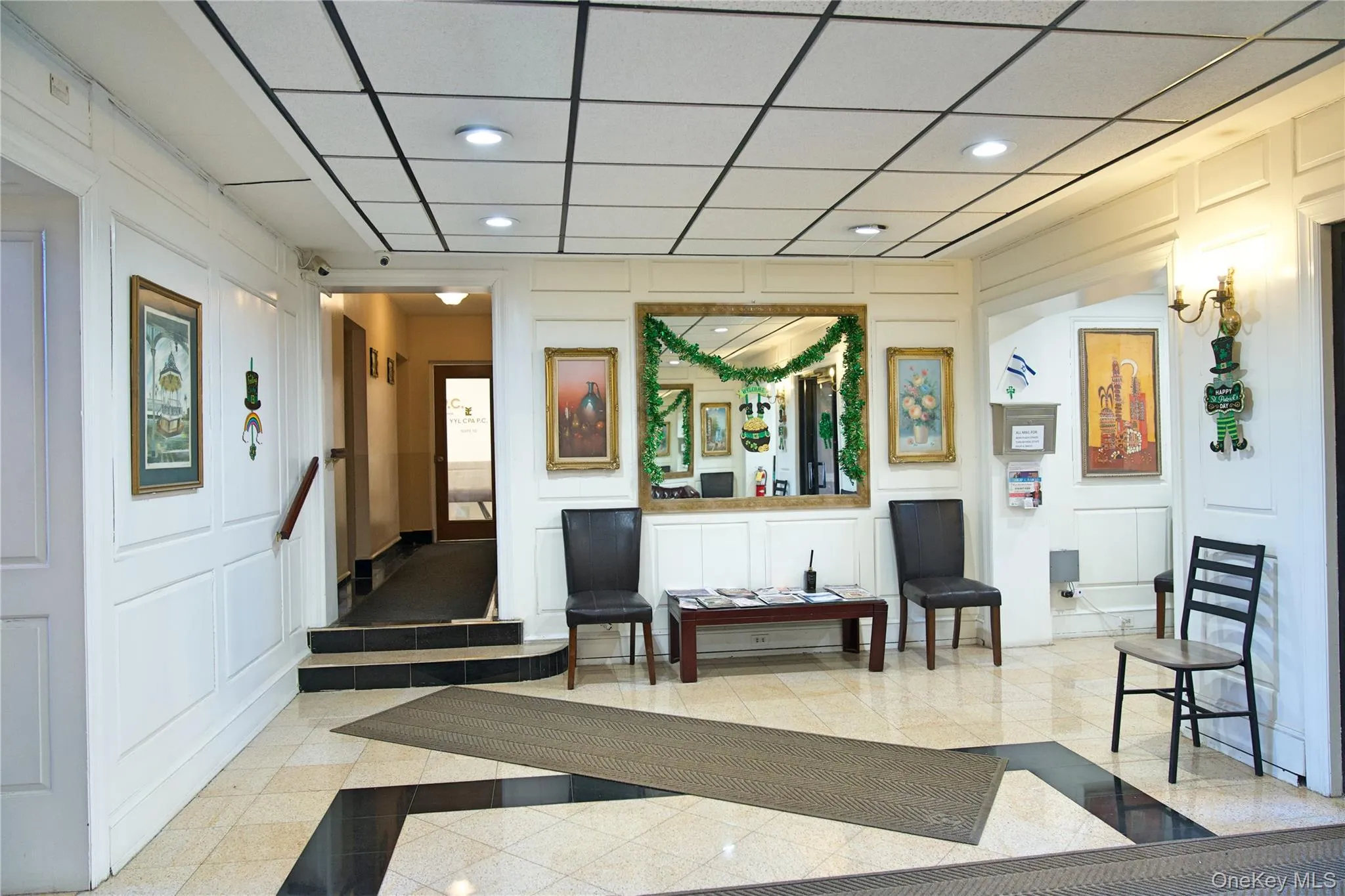 Lobby leading to office Lobby leading to office