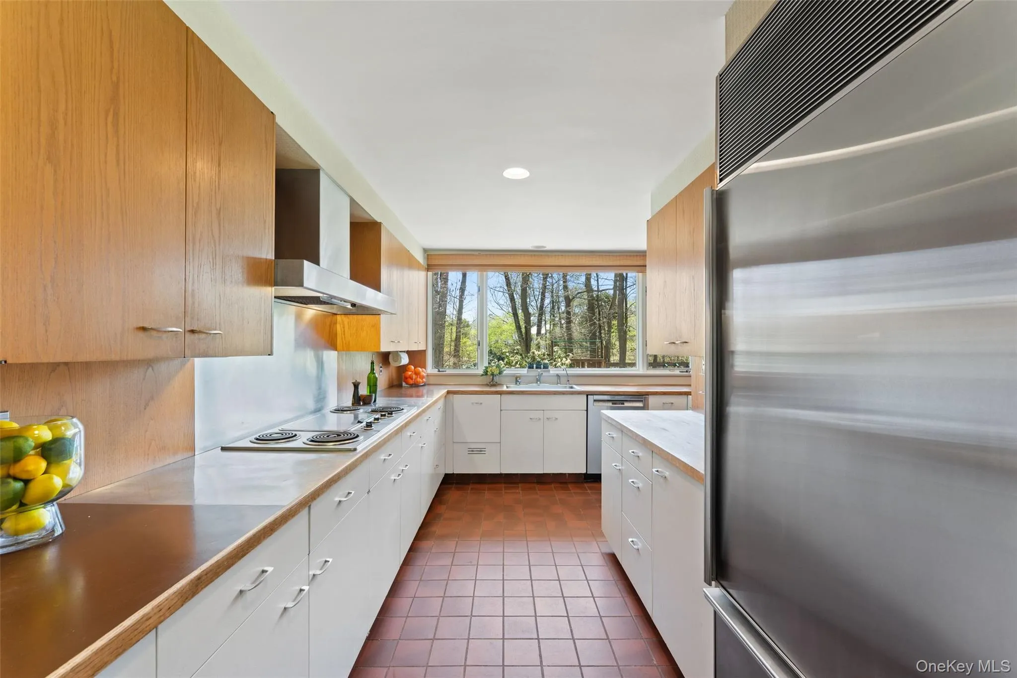 Kitchen with stainless steel appliances Kitchen with stainless steel appliances