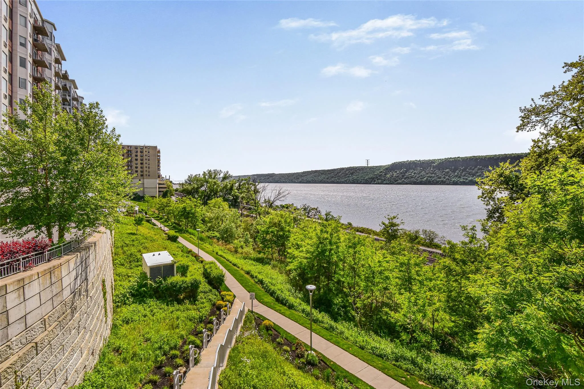 Private Path to the Metro North Greystone Building Private Path to the Metro North Greystone Building