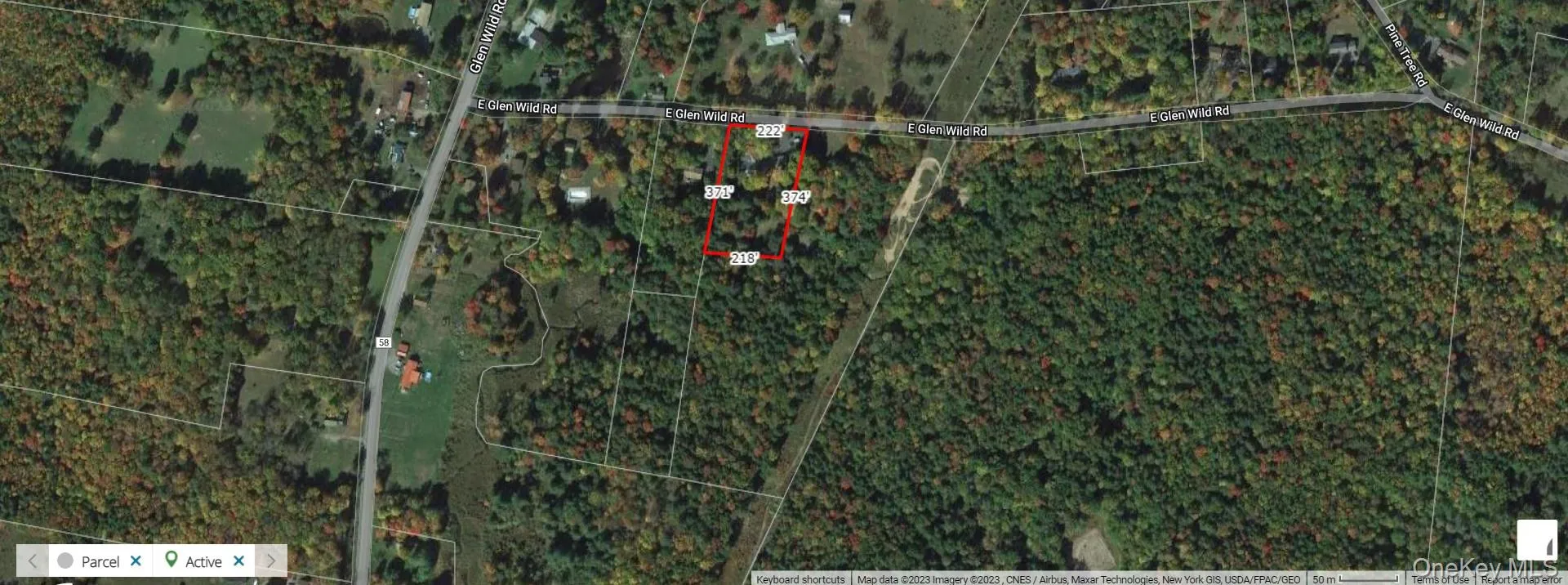 Aerial Parcel Map. Displaying the boundaries and dimensions of the property Aerial Parcel Map. Displaying the boundaries and dimensions of the property