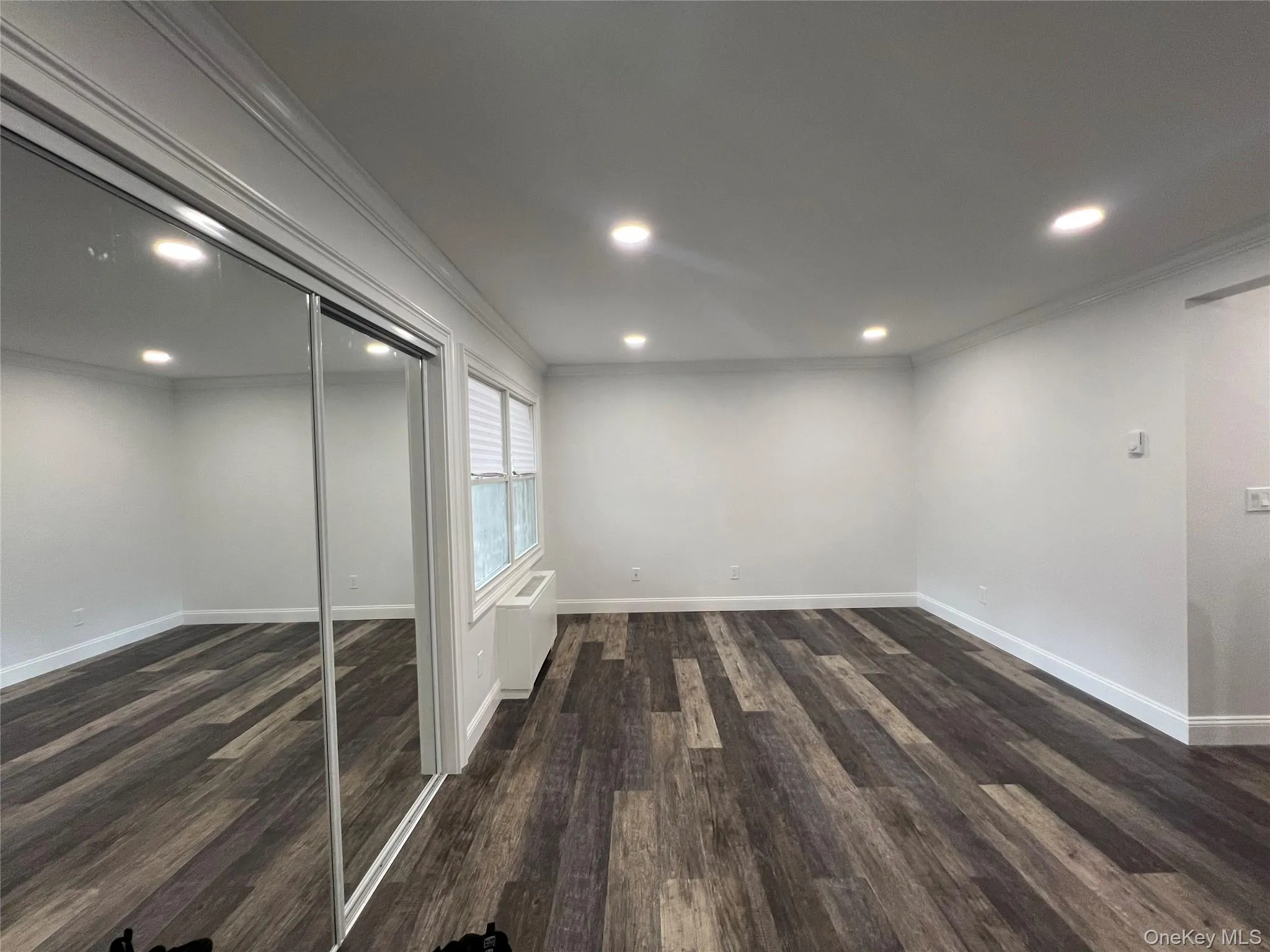 Living area is open to kitchen and includes large closet. Living area is open to kitchen and includes large closet.