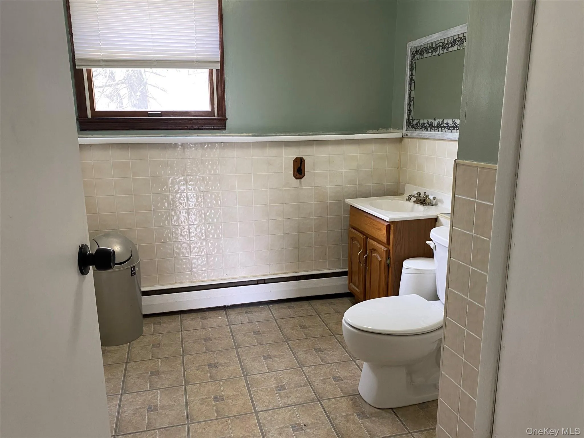 Half bath on first floor. Half bath on first floor.